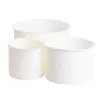 Набір форм для випікання пасок 14,5/12/9,5 см силіконових, білий Набір форм для випікання пасок 14,5/12/9,5 см силіконових, білий