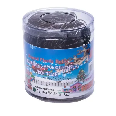 Гирлянда Нить 180 LED длина 16 метров, синий Гирлянда Нить 180 LED длина 16 метров, синий