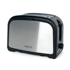 Тостер Sokany HJT-008S с режимом подогрева, черный