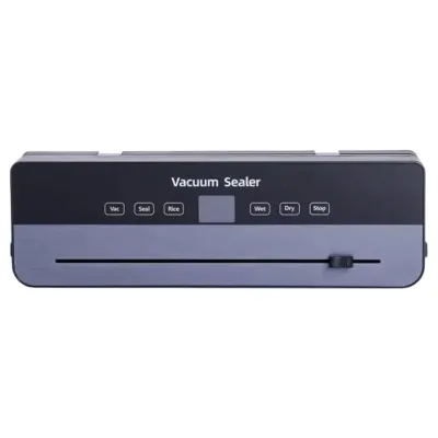 Вакууматор для сухих и влажных продуктов с резаком 10 пакетов в комплекте Вакууматор для сухих и влажных продуктов с резаком 10 пакетов в комплекте