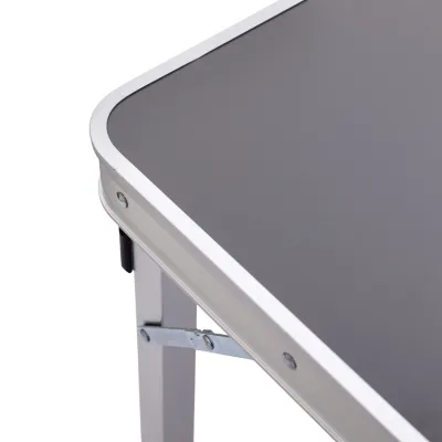 Набор мебели для пикника усиленный стол и 4 стула 120*60*75/65/55 см, серый