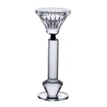 Подсвечник стеклянный Crystal lotus декоративный 17.3 см Подсвечник стеклянный Crystal lotus декоративный 17.3 см