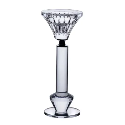 Подсвечник стеклянный Crystal lotus декоративный 17.3 см