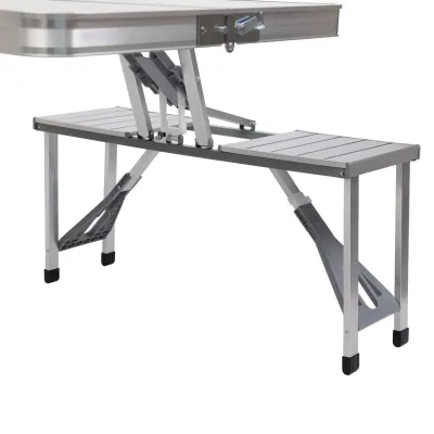 Стіл-трансформер для кемпінгу алюмінієвий 86*67*67 см