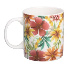 Чашка фарфоровая 400 мл, желтый