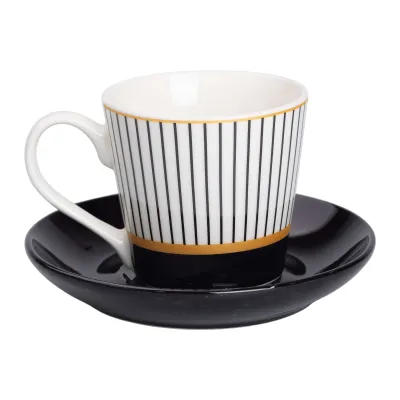 Чашка з блюдцем порцелянова 200 мл, vertical