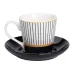 Чашка з блюдцем порцелянова 200 мл, vertical
