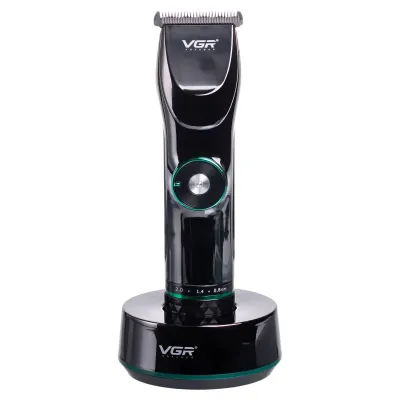 Машинка для стрижки VGR V-256 аккумуляторная с насадками, черный