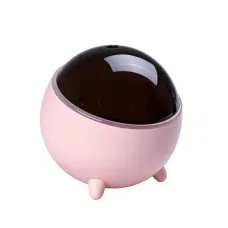 Увлажнитель воздуха аромадиффузор Planet с подсветкой 300 мл, розовый