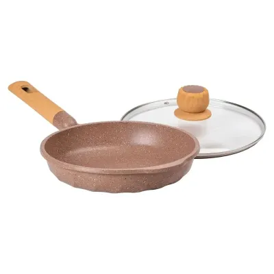 Сковорода универсальная MGC алюминиевая 24 см с антипригарным покрытием, кофейный Сковорода универсальная MGC алюминиевая 24 см с антипригарным покрытием, кофейный