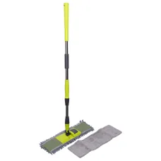 Швабра для пола со складной насадкой и сменными салфетками 130 см