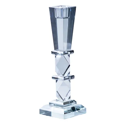 Подсвечник стеклянный Night Crystal 22 см Подсвечник стеклянный Night Crystal 22 см