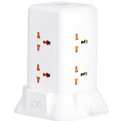 Мережевий фільтр-подовжувач TOWER 6 розеток 3USB + 1PD 2,8 метри Мережевий фільтр-подовжувач TOWER 6 розеток 3USB + 1PD 2,8 метри
