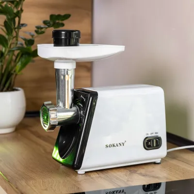 М'ясорубка електрична SOKANY SK-312 з насадками М'ясорубка електрична SOKANY SK-312 з насадками