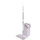 Комплект для уборки швабра и ведро, белый