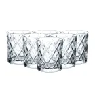 Набір склянок із товстого скла під кришталь 6 штук по 300 мл, прозорий