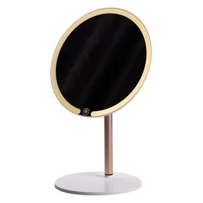 Косметическое зеркало с LED-подсветкой и USB 21 см, белый Косметическое зеркало с LED-подсветкой и USB 21 см, белый