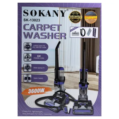 Моющий пылесос SOKANY SK-13023 с контейнером на 1,5 л, фиолетовый Моющий пылесос SOKANY SK-13023 с контейнером на 1,5 л, фиолетовый