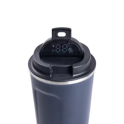 Термокружка Coffee 380 мл с датчиком температуры, синий Термокружка Coffee 380 мл с датчиком температуры, синий