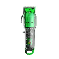 Машинка для стрижки волос Sokany SK-LF-9970 аккумуляторная с насадками, зеленый