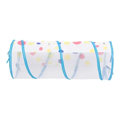 Дитячий ігровий намет з тунелем та басейном для кульок, блакитний