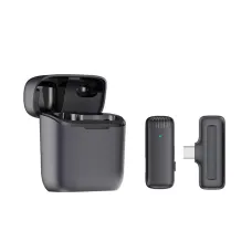 Микрофон петличный беспроводной J11 с кейсом для зарядки