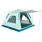 Палатка туристическая трехместная 235*235*155 см с тентом, синий