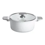 Каструля алюмінієва MGC з антипригарним покриттям 4.7 л, білий