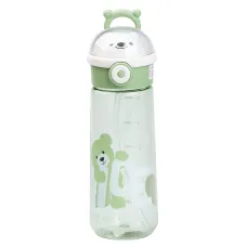 Бутылка для воды Nice 620 мл с крышкой флип топ на защелке, зеленый