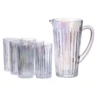 Комплект для напитков Crystal Refresh кувшин со стаканами 6 штук