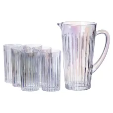 Комплект для напитков Crystal Refresh кувшин со стаканами 6 штук