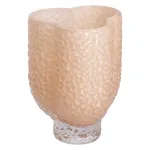 Ваза декоративная стеклянная Elisey 18 см, бежевый