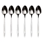 Набір столових ложок SHINY 6 штук із нержавіючої сталі
