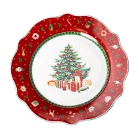 Тарілка сервірувальна Christmas порцелянова 26,5 см