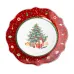 Тарілка сервірувальна Christmas порцелянова 26,5 см