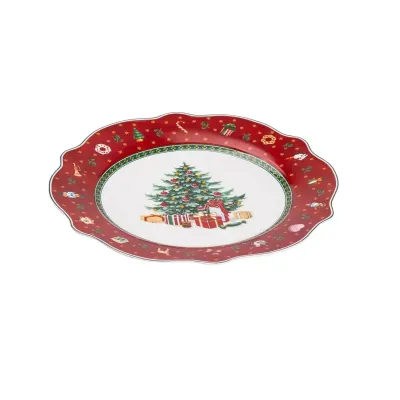 Тарілка сервірувальна Christmas порцелянова 26,5 см Тарілка сервірувальна Christmas порцелянова 26,5 см