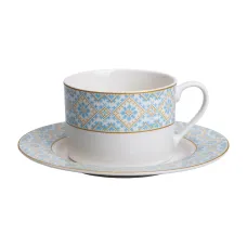 Чашка фарфоровая 250 мл Ethnic, белый