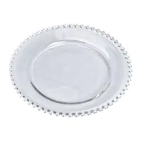 Тарелка десертная стеклянная Жемчужины 18,5 см