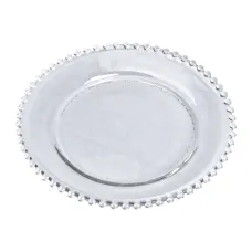 Тарелка десертная стеклянная Жемчужины 18,5 см