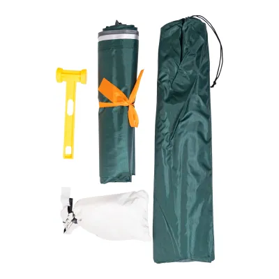 Тент туристичний натяжний зі стійками, зелений Тент туристичний натяжний зі стійками, зелений