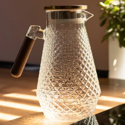 Чайник заварочный из боросиликатного стекла 2 л Чайник заварочный из боросиликатного стекла 2 л