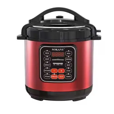 Мультиварка Sokany SK-2402-5L на 5 літрів, червоний