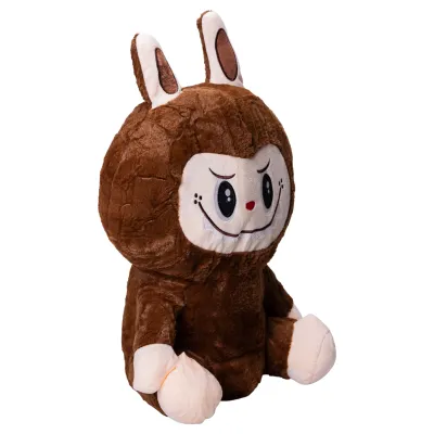 Labubu большая мягкая игрушка-сюрприз, коричневый