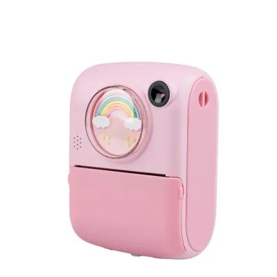Фотоапарат дитячий із вбудованим принтером Yimi X-17 для фото та відео Full HD, рожевий
