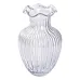 Ваза декоративная Small Waves стеклянная 21.5 см, прозрачный