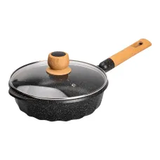 Сотейник алюминиевый MGC 2,7 л с антипригарным покрытием, черный