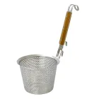 Сито-дуршлаг для варки макарон с деревянной ручкой 34 см