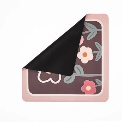 Коврик диатомитовый для ванной комнаты 58*57 см, коричневый Коврик диатомитовый для ванной комнаты 58*57 см, коричневый