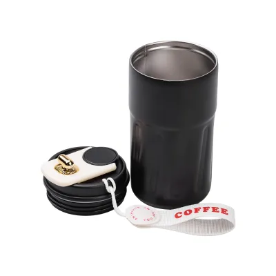 Термокружка Coffee 500 мл с датчиком температуры, черный
