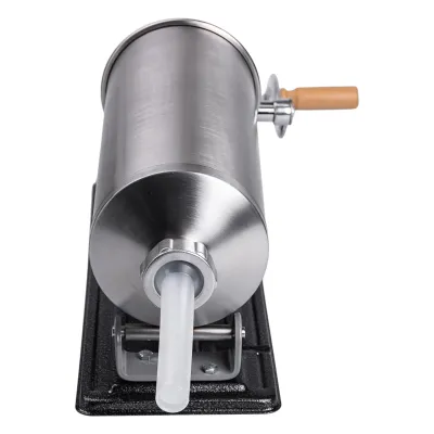 Шприц колбасный горизонтальный на 3 кг из нержавеющей стали 13 см Шприц колбасный горизонтальный на 3 кг из нержавеющей стали 13 см